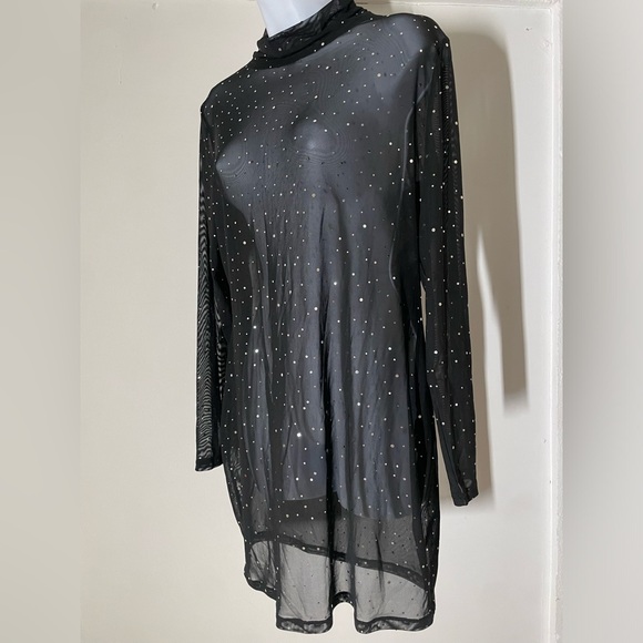 Sparkle Mesh Dress for Layering - Picture 1 of 5